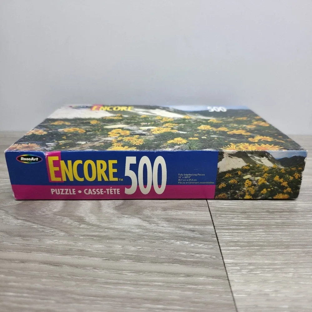 Vintage Roseart Encore 500 Piece Puzzle Maroon Snowmass Colorado NEW No. 06052‎